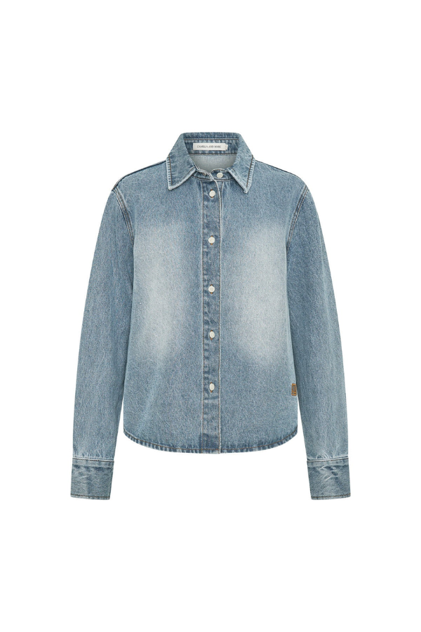 Bay Denim Shirt Light Vintage Blue