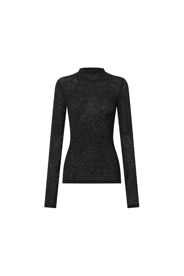 Matinee Long Sleeve Top Black