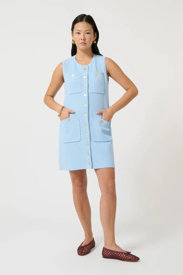 Onte | Helena Dress Blue | Girls with Gems