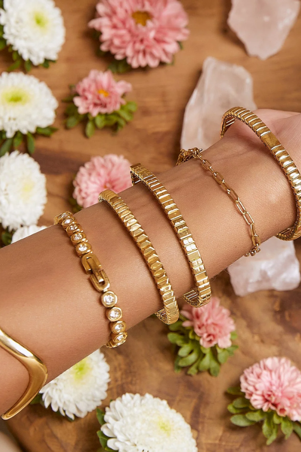 Arms Of Eve | Maeve Gold Bracelet Stone | Girls with Gems