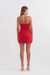 Pasduchas | Socialite Halter Mini Dress Flame | Girls With Gems