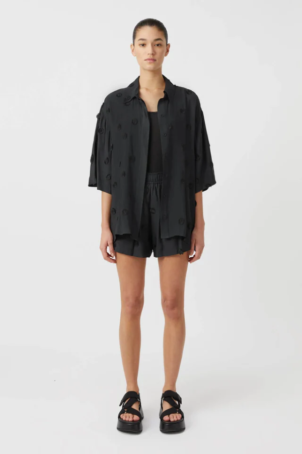 Camilla and Marc | Ottilie Shirt Black | Girls with Gems