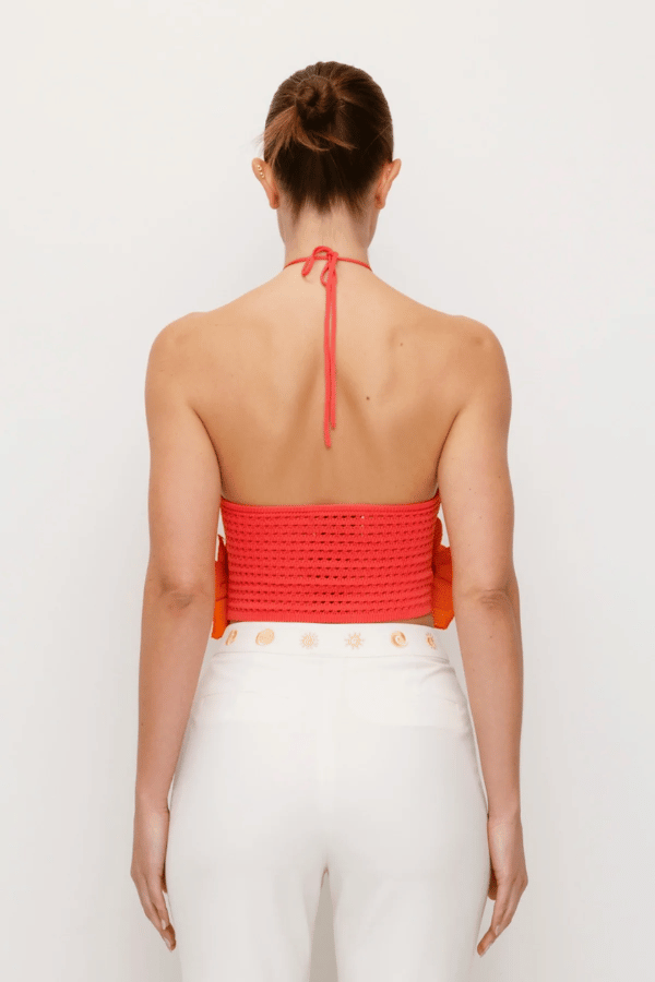 La Monada Knit Top Coral