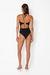 Cin Cin | Diamond Heart Cut Out Swimsuit Black | Girls with Gems