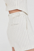 Friend of Audrey | Jayden Stripe Tailored Shorts White Stripe | Girls with Gems