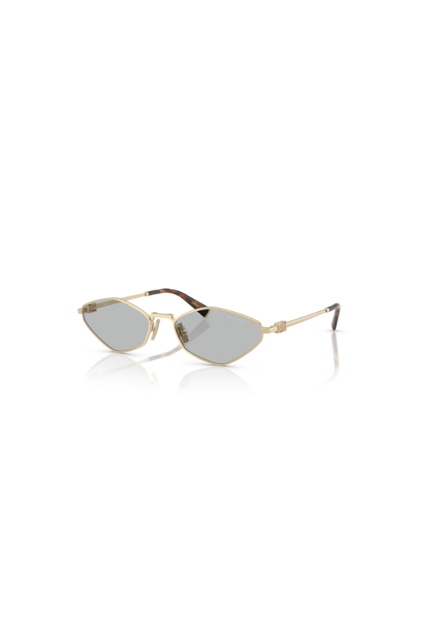 Miu Miu | MU 56ZS Pale Gold W/ Light Grey | Girls with Gems