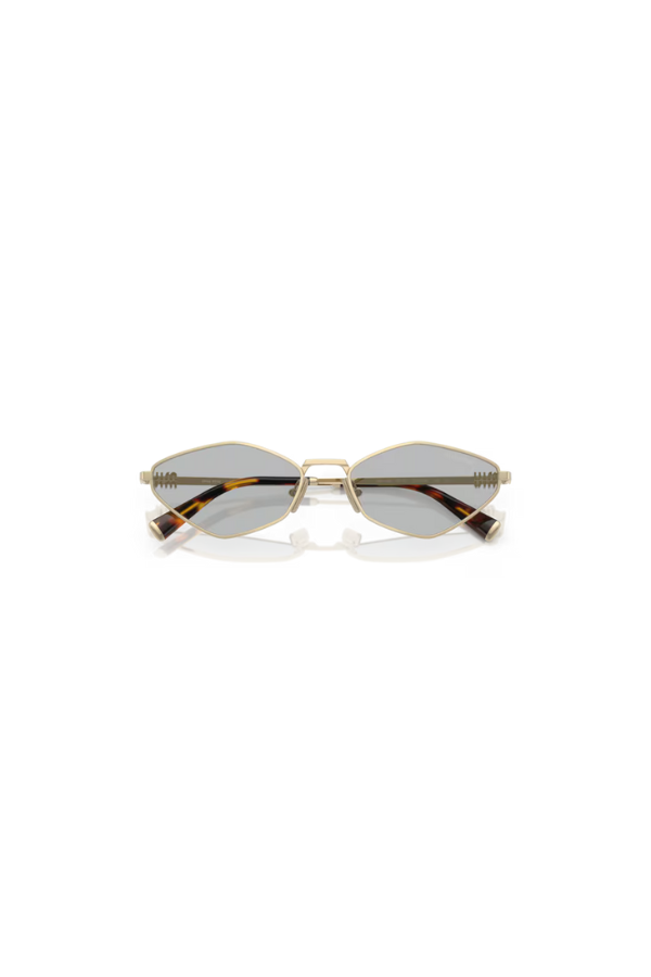 Miu Miu | MU 56ZS Pale Gold W/ Light Grey | Girls with Gems