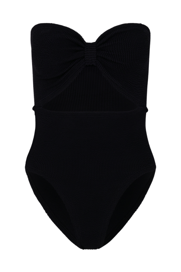 Hunza G | Alana Swim Black | Girls with Gems