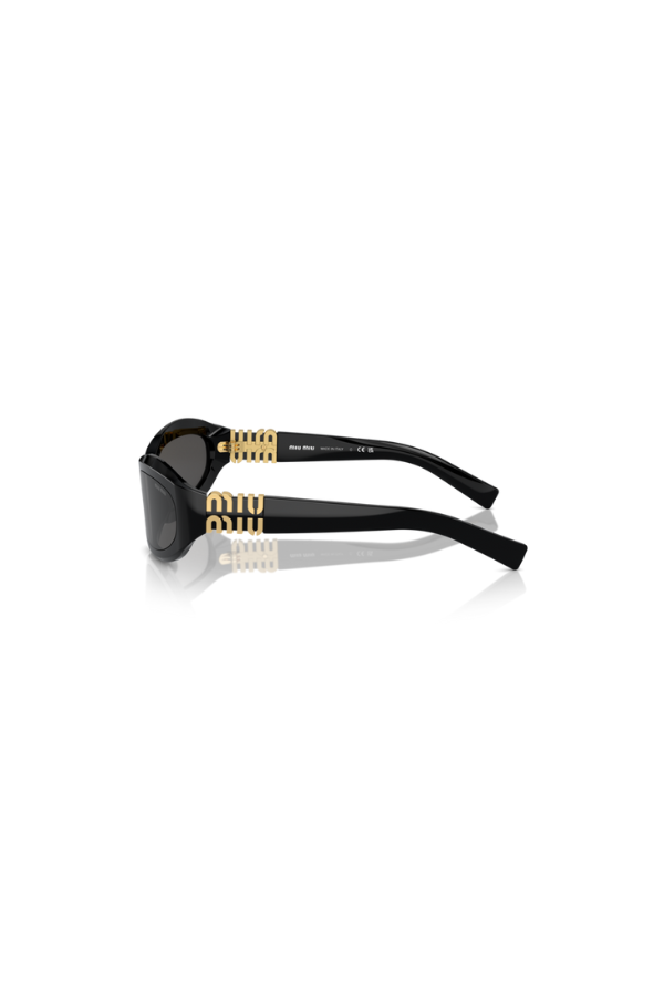 Miu Miu | MU 14ZSF Black | Girls With Gems