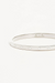 By Charlotte | Sterling Silver Live In Love Hinged Bracelet | Girls with Gems