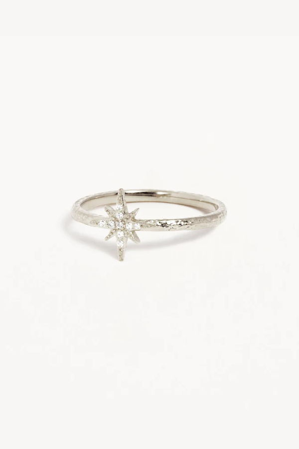 By Charlotte | Silver Starlight Ring | Girls with Gems