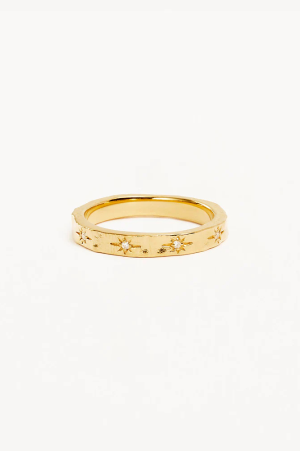 By Charlotte | Gold Stardust Ring | Girls with Gems