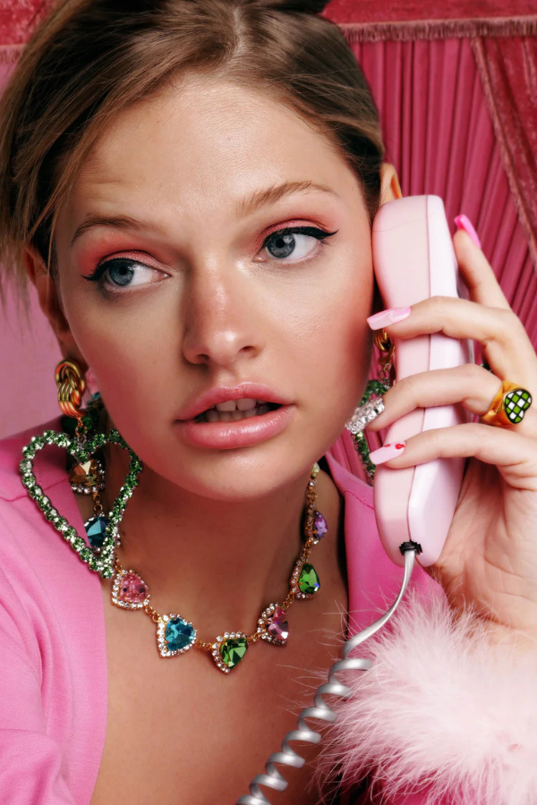 Mayol | Vivian Necklace Valentine's Red | Girls with Gems 