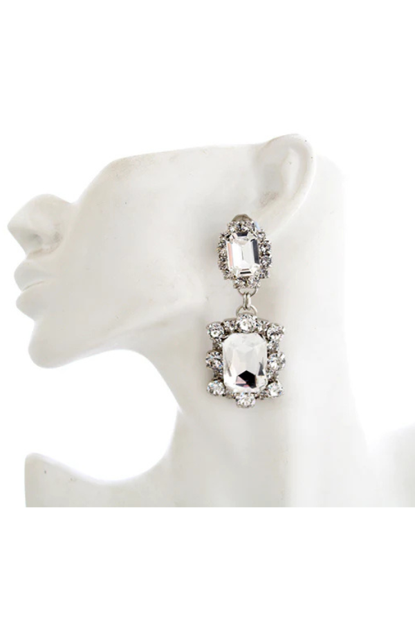 House of Emmanuele | Dynasty Angelina Crystal Earrings | Girls with Gems