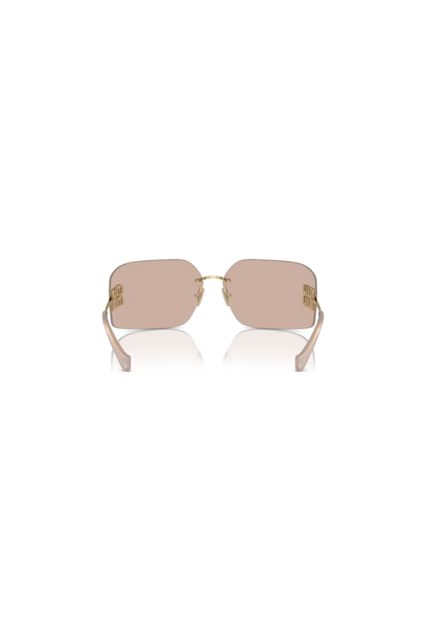 Miu Miu | MU 54YS Pale Gold W/ Pink Mirror | Girls With Gems