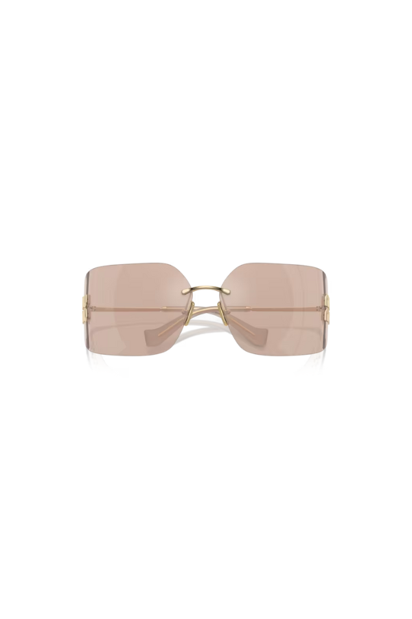 Miu Miu | MU 54YS Pale Gold W/ Pink Mirror | Girls With Gems