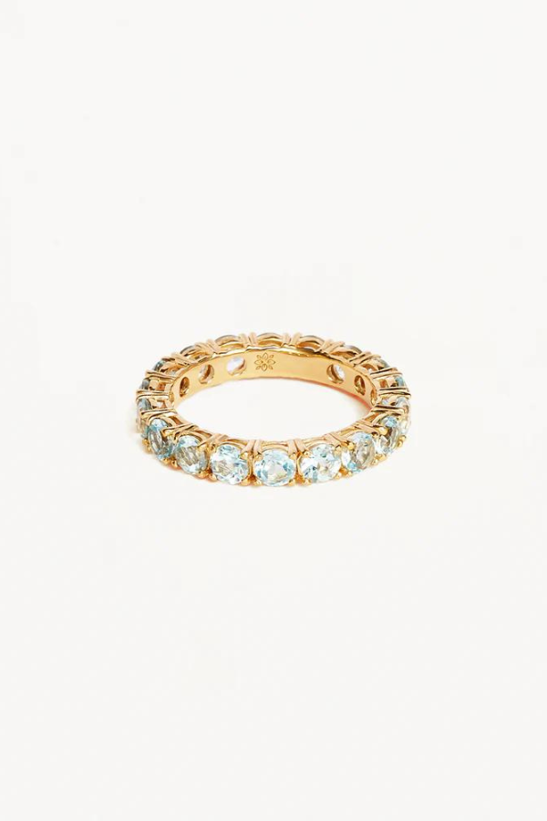 By Charlotte | 18k Gold Vermeil Infinite Skies Ring | Girls with Gems