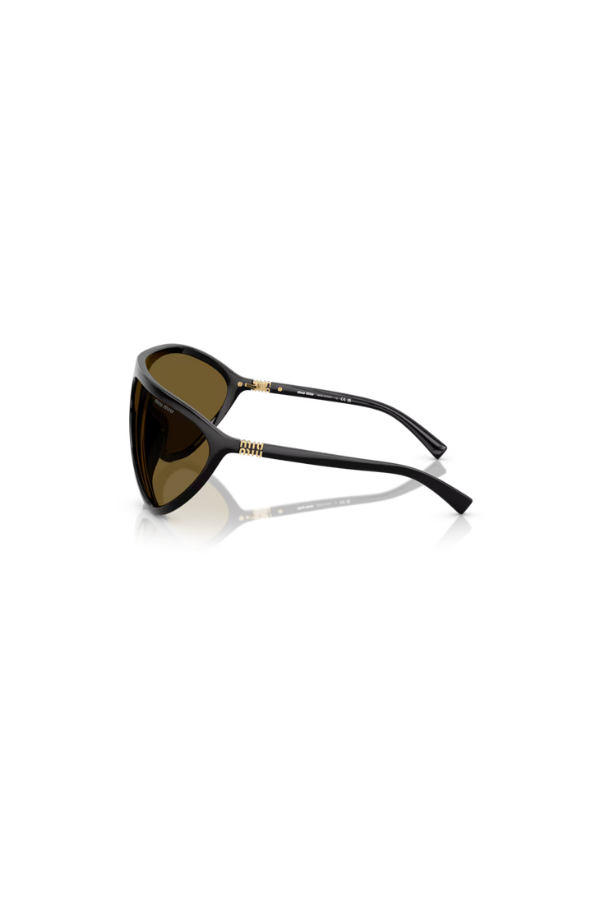 Miu Miu | MU A01S Black W/ Dark Brown | Girls With Gems