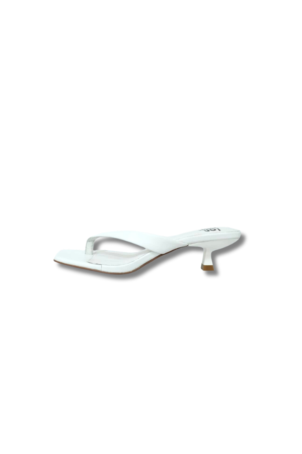 Sneaky Link | Kitten Heel White | Girls with Gems