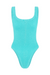 Hunza G | Square Neck Swim Aqua | Girls with Gems