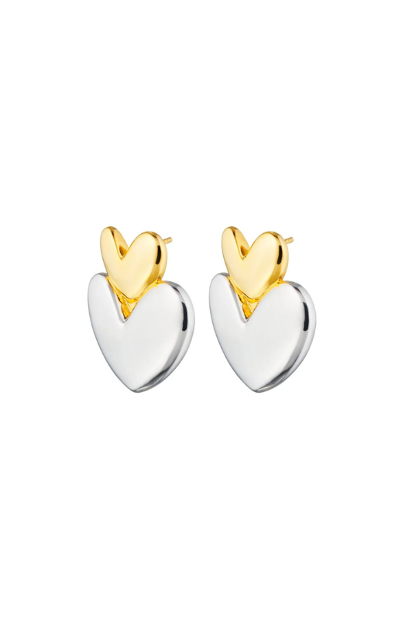 Avant Studio | Vivienne Earrings Gold/Silver | Girls with Gems