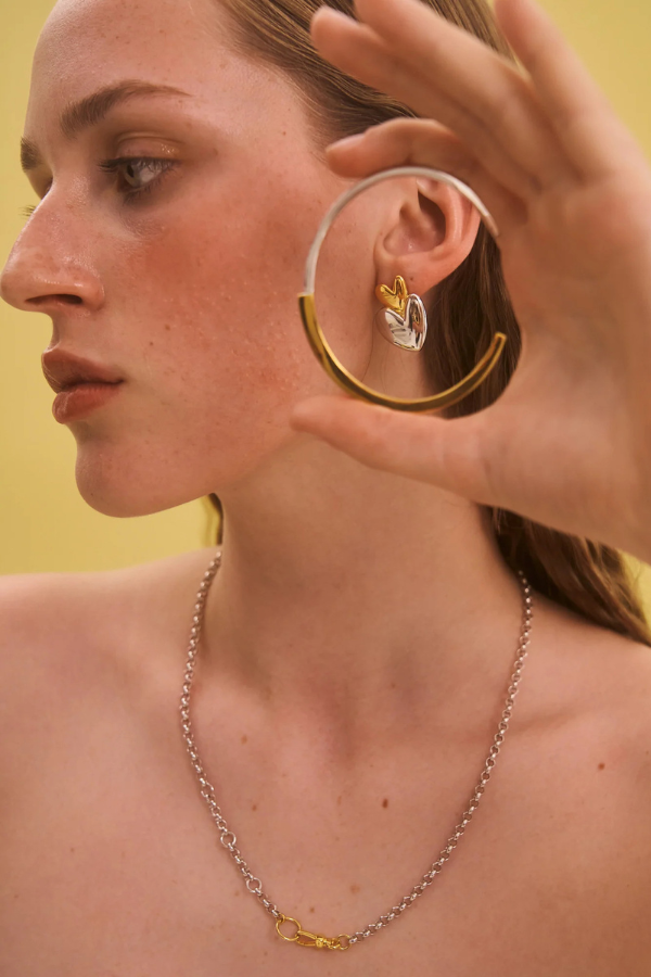 Avant Studio | Vivienne Earrings Gold/Silver | Girls with Gems