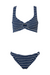 Hunza G | Hallie Bikini Navy/White | Girls with Gems