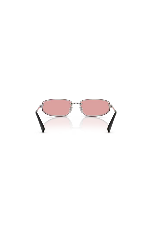 Miu Miu | MU A50S Silver W/ Pink | Girls With Gems