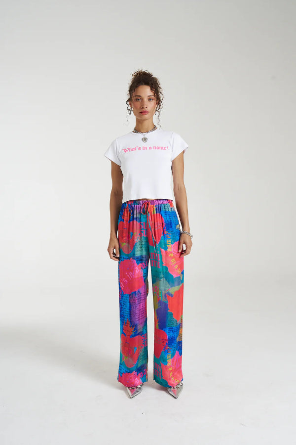 Summi Summi | Elastic Waist Pants O, Romeo | Girls with Gems