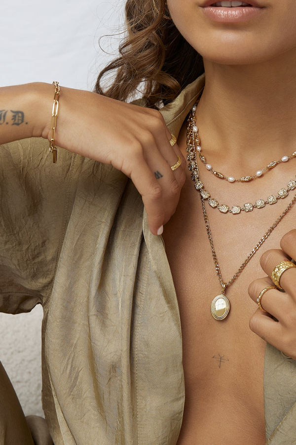 Arms of Eve | Santana Gold Bracelet | Girls with Gems