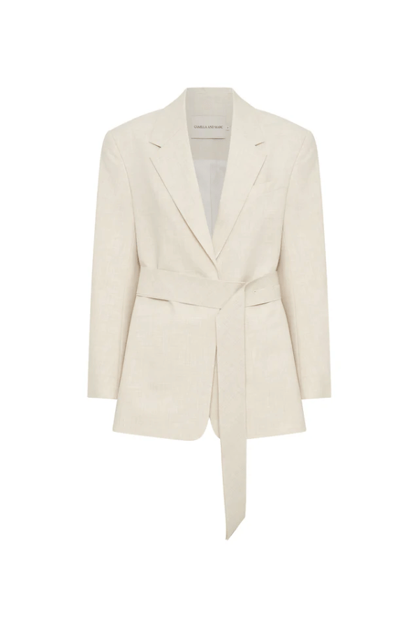 Camilla and Marc | Floris Blazer Ivory Marle | Girls With Gems