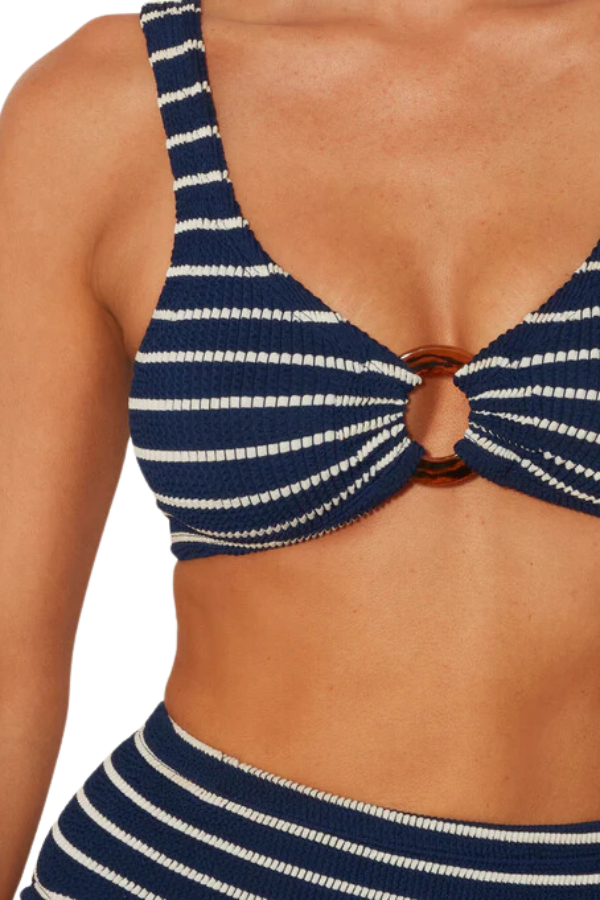 Hunza G | Nadine Bikini Navy/White | Girls with Gems