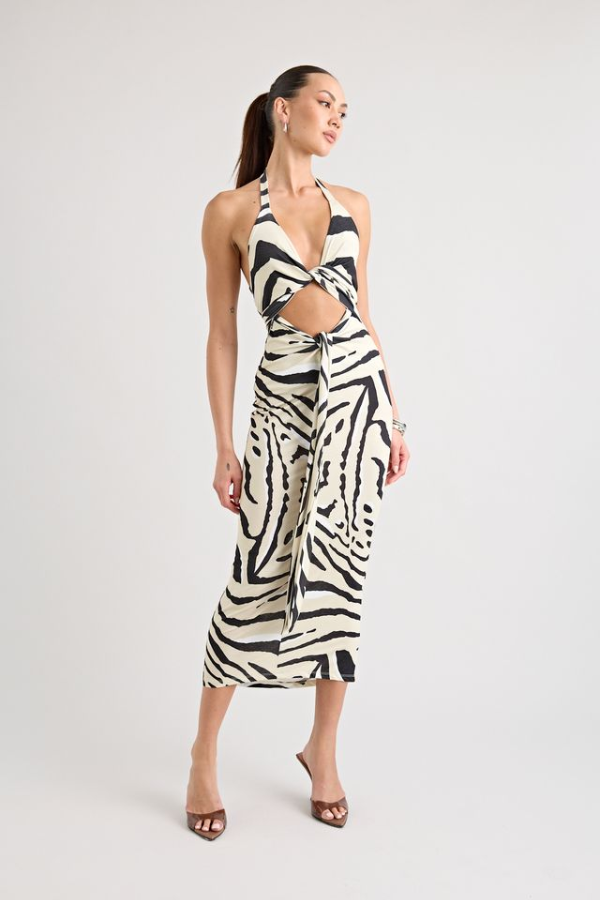 Pfeiffer | Toca Dress In Burbank Rationale Dress Zebra | Girls with Gems