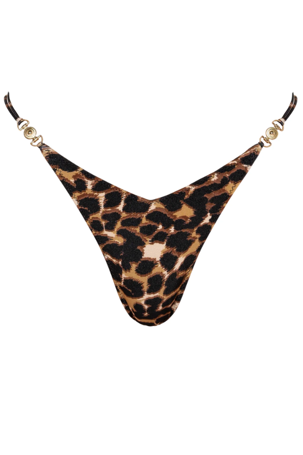 Sommer Swim | Lia Bottoms Leopard | Girls with Gems