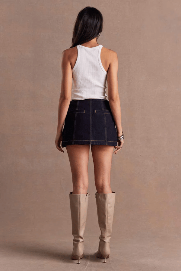 Sovere | Dusk Denim Skort Ink | Girls with Gems