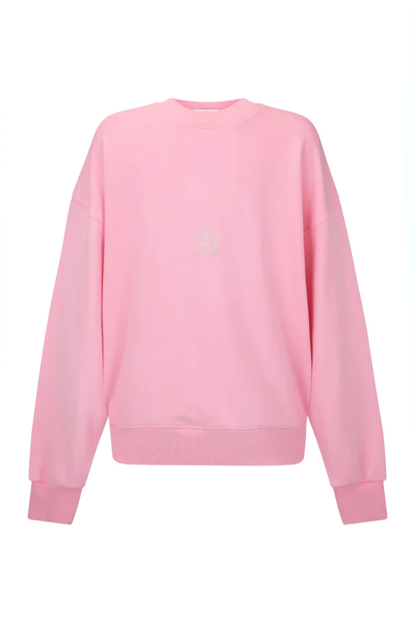 Araminta James | Monogram Classic Sweatshirt Pink | Girls with Gems