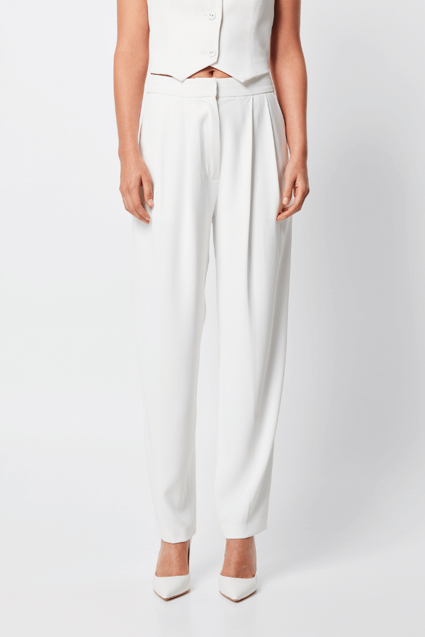 Mossman | Saint Tropez Pant White | Girls With Gems