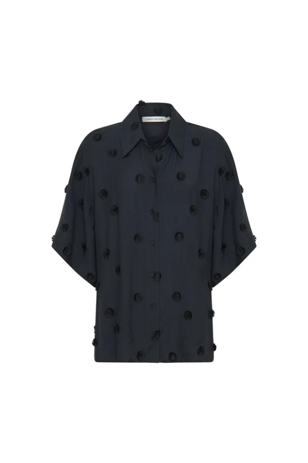 Camilla and Marc | Ottilie Shirt Black | Girls with Gems