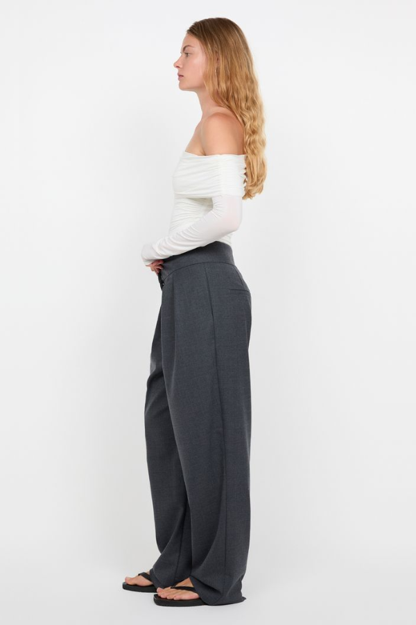 Bec and Bridge | Tillie Drape Top White | Girls with Gems