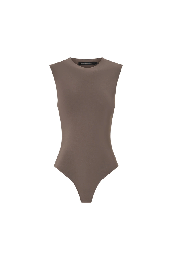 Saint Sleeveless Bodysuit Fawn