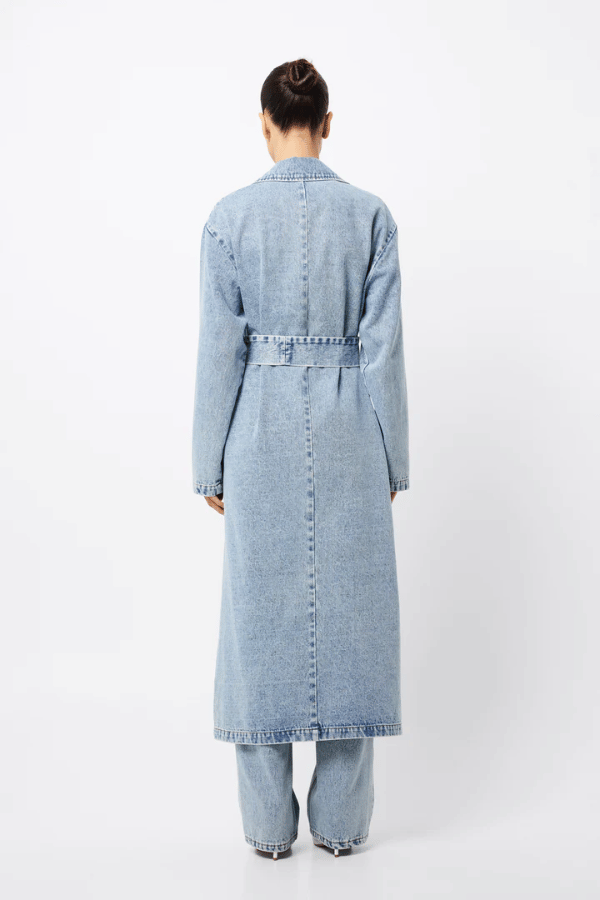 Mossman | Frequency Trench Coat Acid Wash | Girls With Gems
