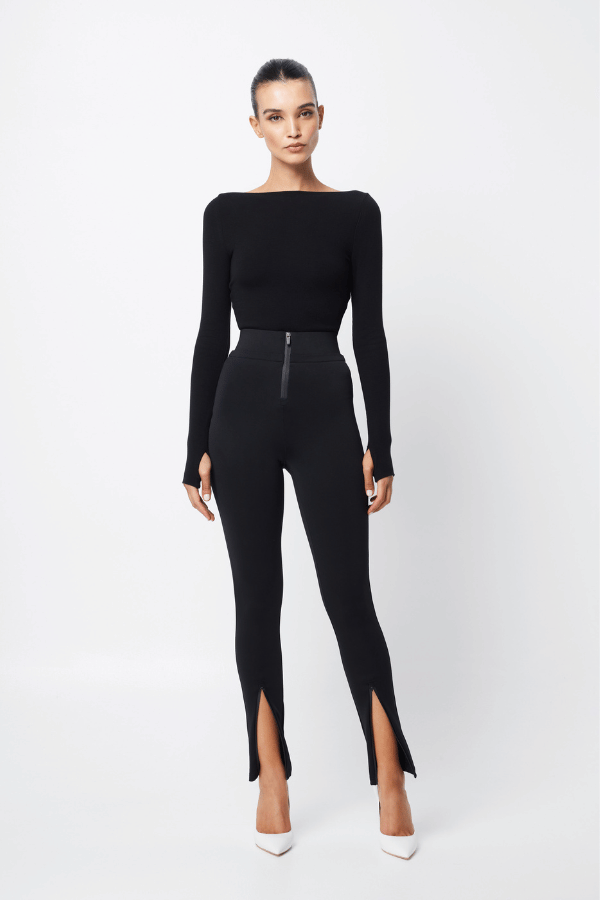 Mossman | Camden Top Black | Girls With Gems