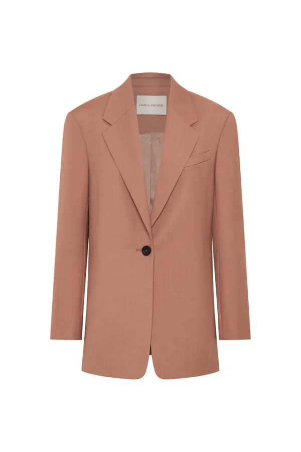 Camilla and Marc | Mason Blazer Terracotta | Girls with Gems