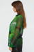 Rocky Rafaela | Scaled Silk Shirt Green | Girls With Gems