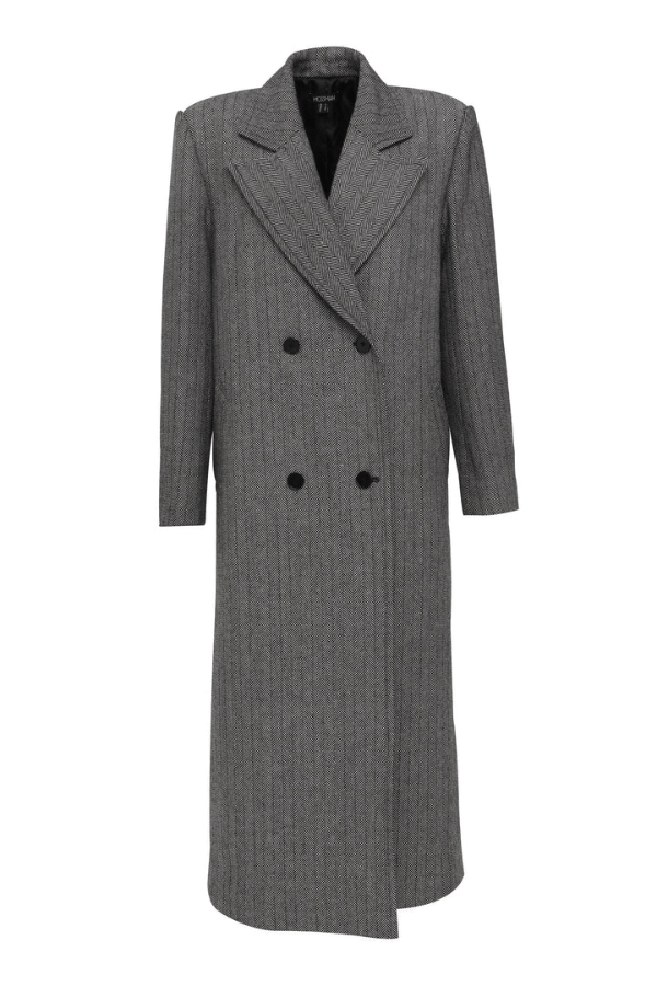 Mossman | Reformation Coat Houndstooth | Girls with Gems