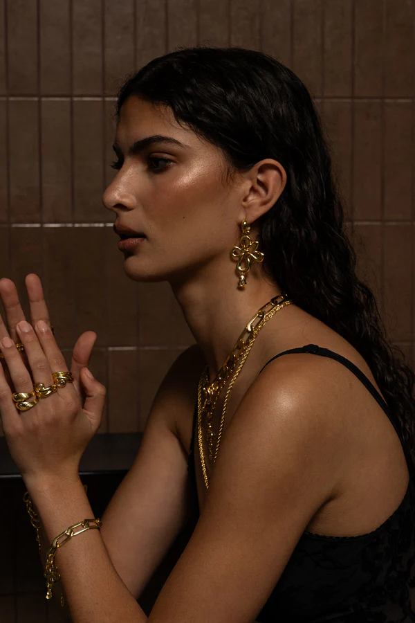 Mountain and Moon | Mila Ring Gold | Girls with Gems