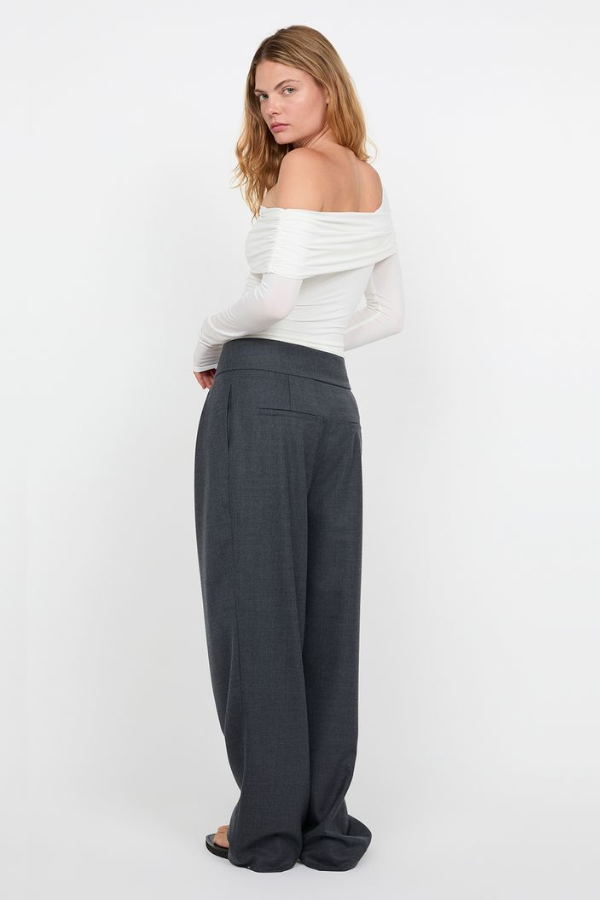 Bec and Bridge | Tillie Drape Top White | Girls with Gems