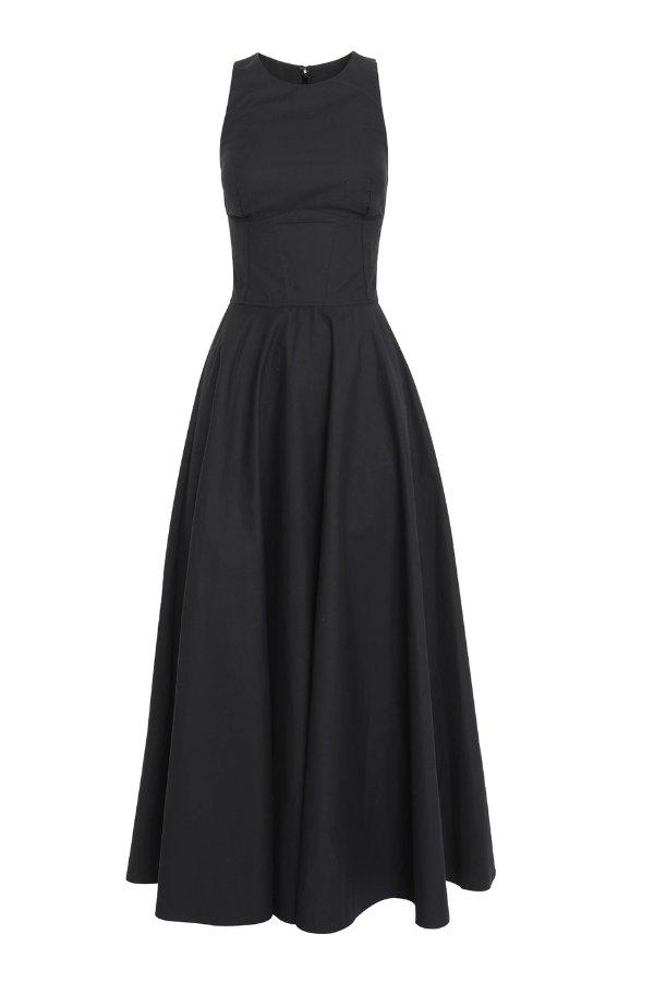 Mossman | Homage Maxi Dress Black | Girls with Gems