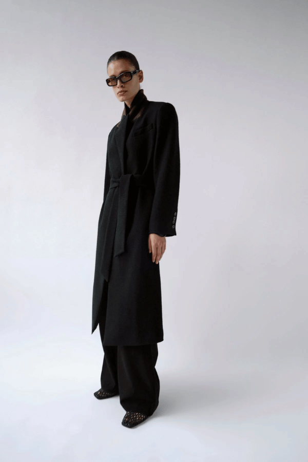 Base Blazer Coat Black