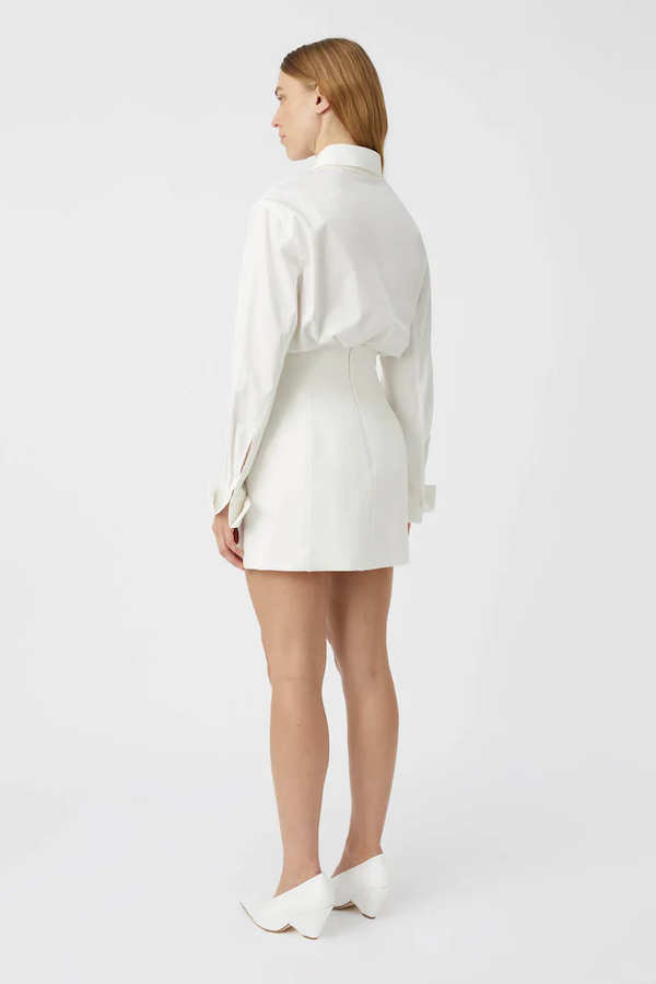 Camilla and Marc | Boyd Mini Skirt Soft White | Girls with Gems